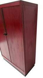 Art Deco Modernist Armoire by A.H. Jansen for L.O.V. Oosterbeek, 1920s 2